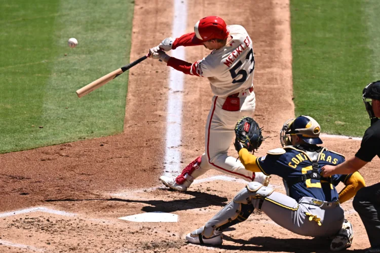 Angels beat Brewers 3-0 to dodge sweep
